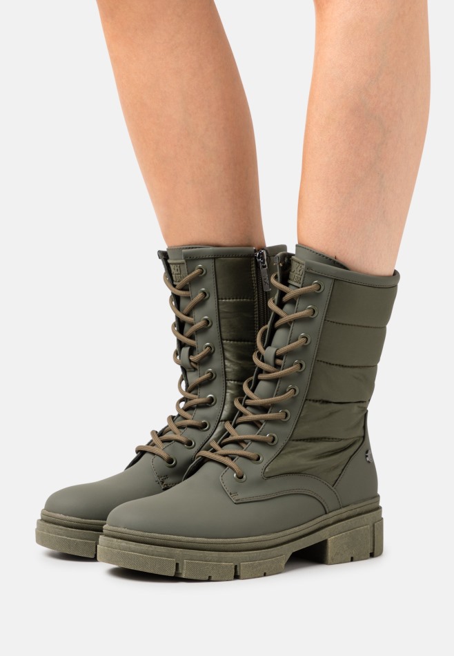 Bottines à Lacets Gabor | Exclusif Salbei/poussière